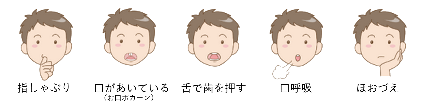 歯並びが悪くなる習慣｜大西歯科医院